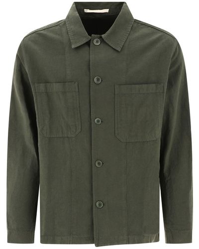 Norse Projects "tyge" Overshirt - Green