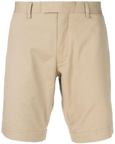 Polo Ralph Lauren Straight Leg Bermuda Shorts - Natural
