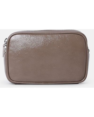 Golden Goose Raffia Star Patch Camera Bag - Brown