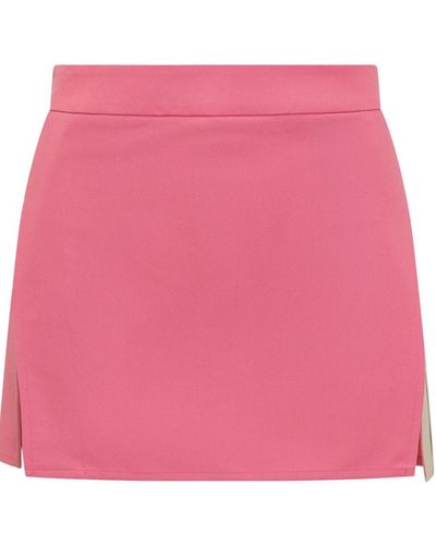 Palm Angels Mini Track Skirt - Pink