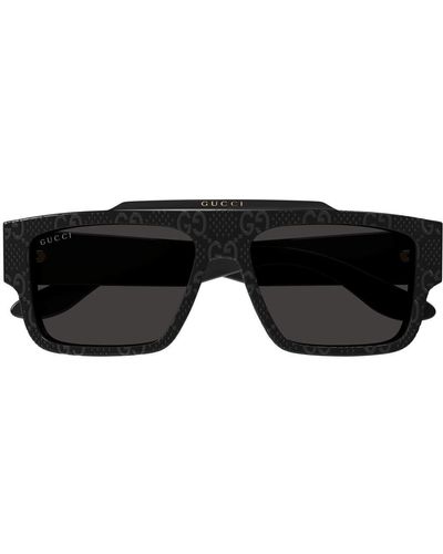 Gucci GG1460S Linea Lettering Sunglasses - Black