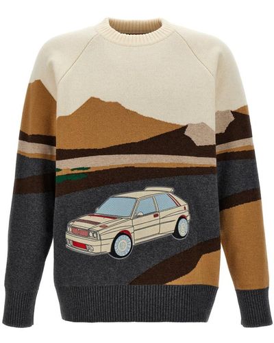 LC23 'delta' Sweater - Gray