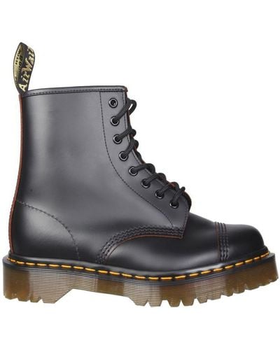 Dr. Martens 1460 Bex Made In England Toe Cap Boots - Black