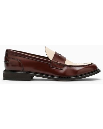 Doucal's Classic Two-tone Moccasin - Brown