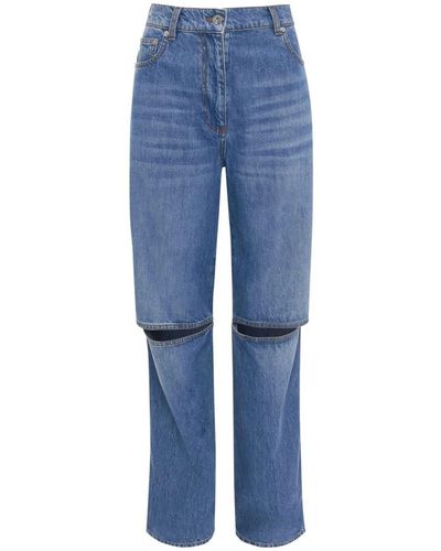 JW Anderson Cut-out Bootcut Jeans - Blue