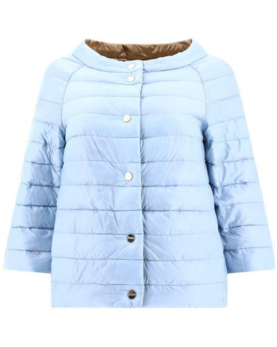 Herno Quilted Reversible Down Jacket - Blue