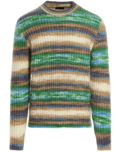 Roberto Collina Patterned Sweater - Green