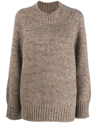 Maison Margiela Chunky-knit Sweater - Brown
