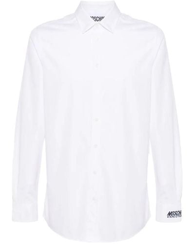 Moschino Shirt With Embroidery - White