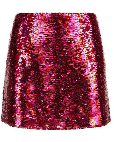 Chiara Ferragni Mini Skirt - Red