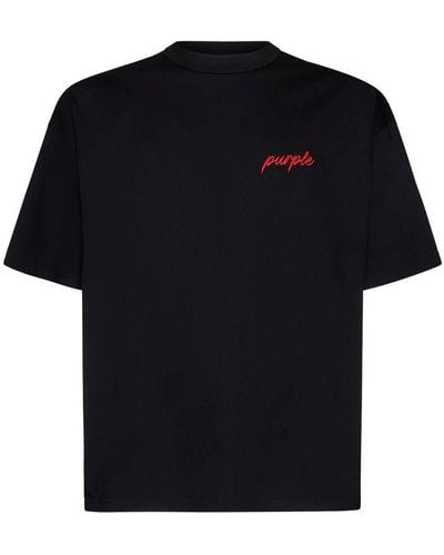 Purple Brand Brand T-Shirts And Polos - Black