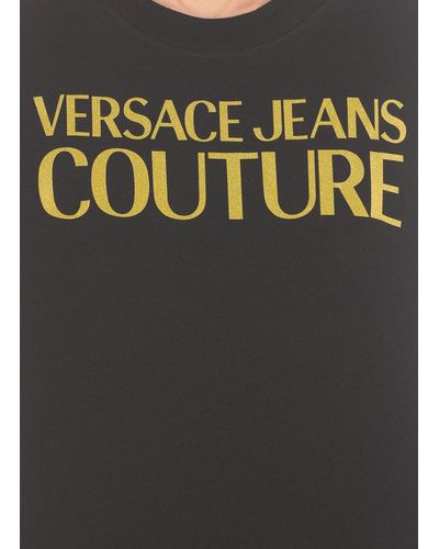 Versace T-Shirt With Logo - Gray