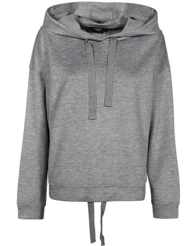 Max Mara Cardiff Hooded Sweatshirt - Grey