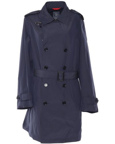 Fay Trench-Waterproof - Blue