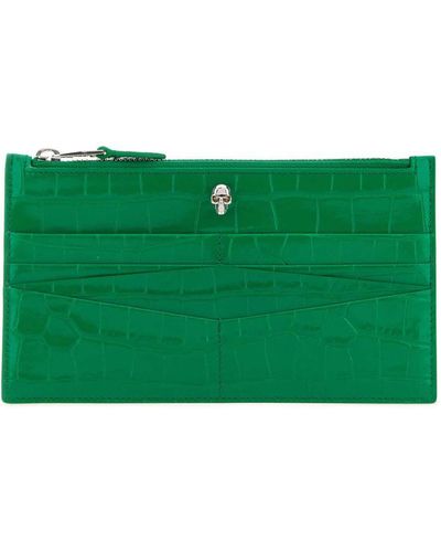 Alexander McQueen Wallet Woman - Green