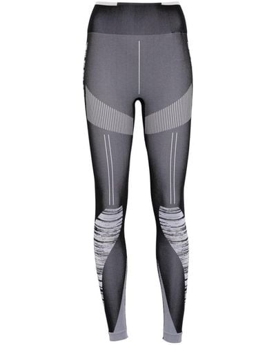 adidas By Stella McCartney Graphic-print Yoga leggings - Grey