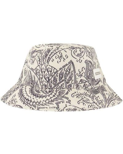 Etro Paisley Bucket Hat - Gray