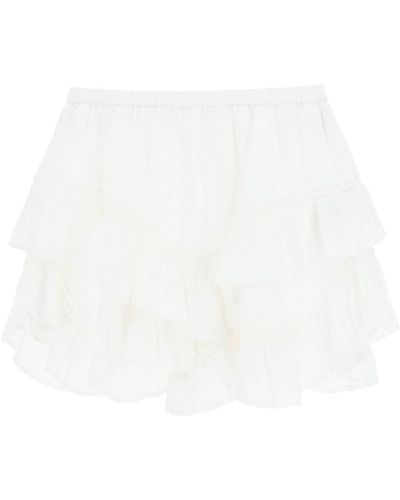 Isabel Marant Jocadia Shorts - White