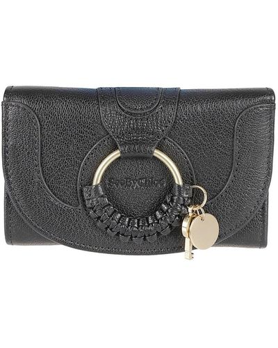 See By Chloé Leather Wallet - Black