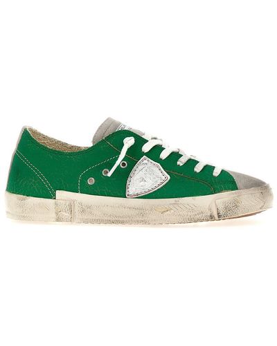 Philippe Model Prsx Low Sneakers - Green