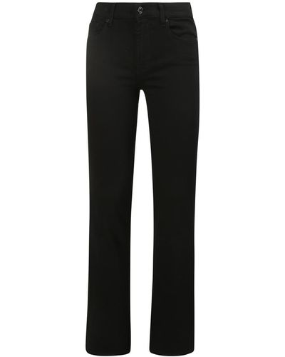 7 For All Mankind Innovative Black Bair Denim; Iconic Bootcut With A Comfort Fit