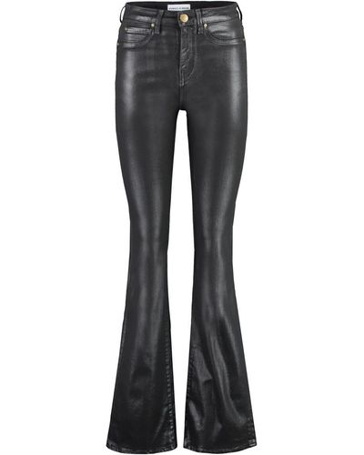 Pinko Flora Vegan Leather Trousers - Black