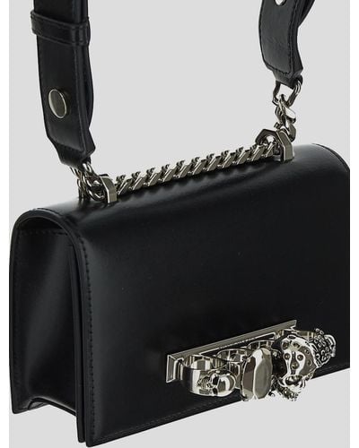 Alexander McQueen Mini Shoulder Bag - Black