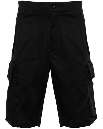 C.P. Company Cotton Cargo Shorts - Black