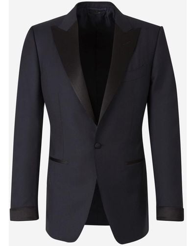Tom Ford Wool Tuxedo Suit - Black