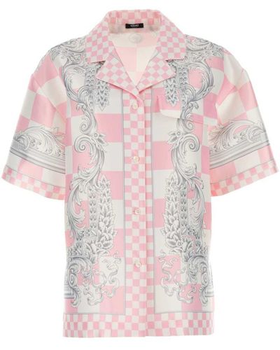 Versace Informal Shirt Fabric - Pink