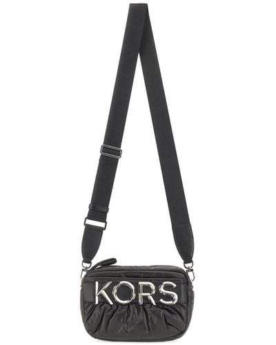 Michael Kors Camera Bag With Logo - Black