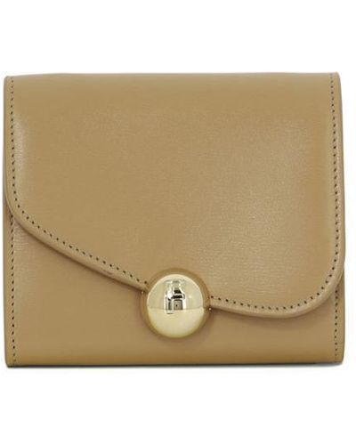 Ferragamo Wallet With Chain - Natural