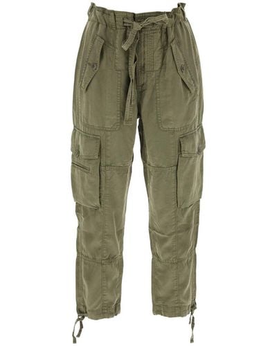 Polo Ralph Lauren Lyocell Drawstring Cargo Pants - Green