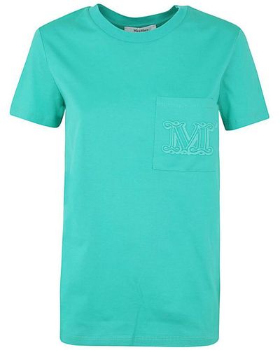 Max Mara Cotton T-shirt - Blue