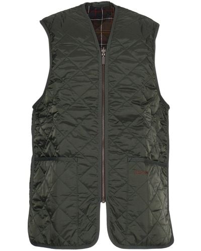 Barbour Sleeveless Quilts - Green