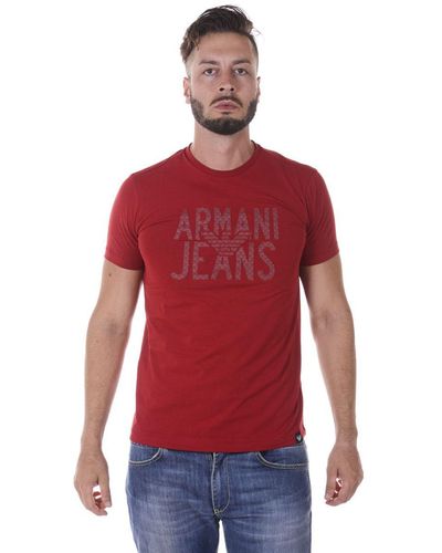 Armani Jeans Aj Topwear - Red