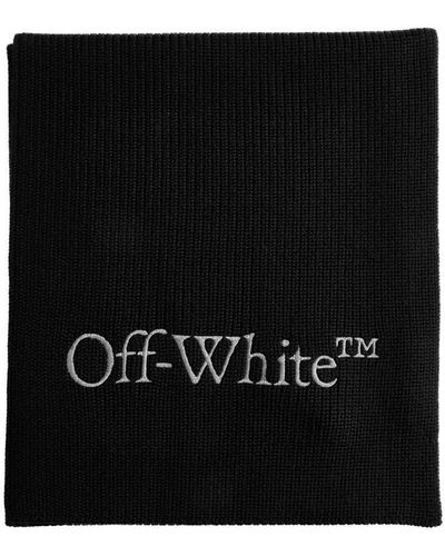 Off-White c/o Virgil Abloh Bookish Knit Scarf - Black