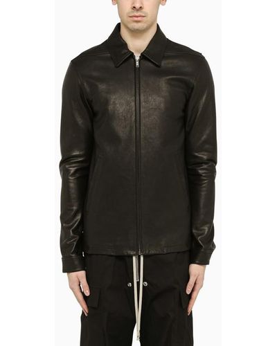 Coveted: Rick Owens SS09 Gradient Leather Jacket  Leather outerwear, Leather  jacket, Mens streetwear