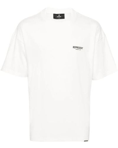 Represent T-Shirts And Polos - White