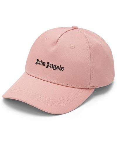 Palm Angels Cap With Embroidered Front Logo - Pink