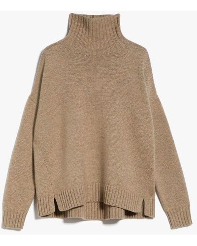 Max Mara Gianna Wool And Cashmere Pullover - Natural