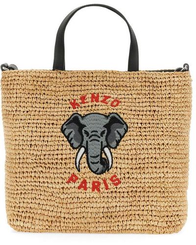 KENZO Elephant Tote Bag - Black