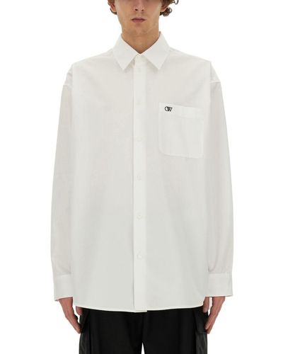 Off-White c/o Virgil Abloh Shirt With Logo - White