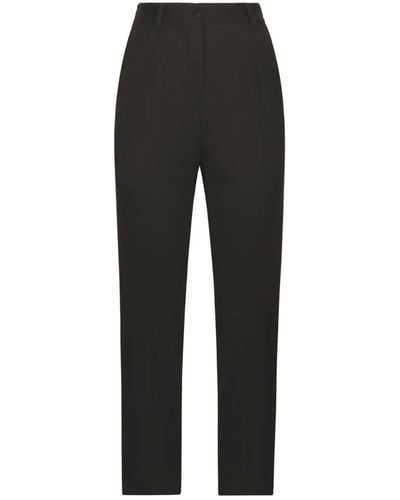 Dolce & Gabbana Wool Trousers - Black