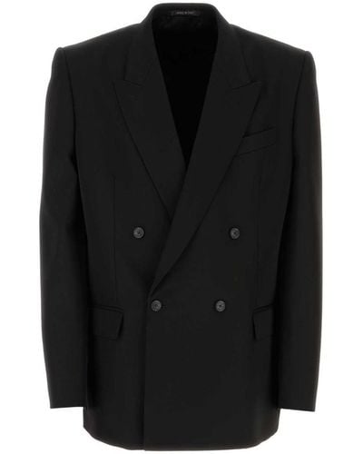 Balenciaga Jackets And Vests - Black