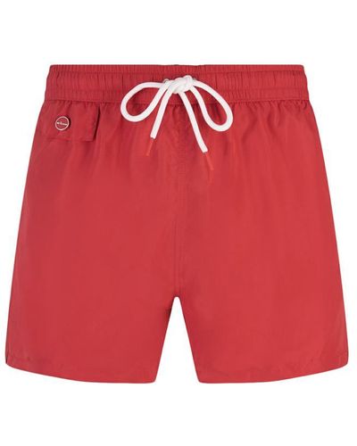 Kiton Swim Shorts Swimwear - Red