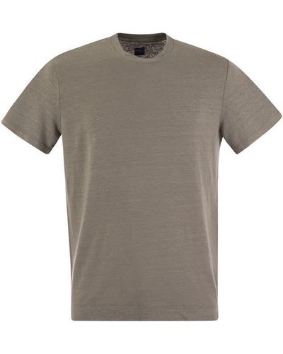 Fedeli Linen Flex T-shirt - Gray