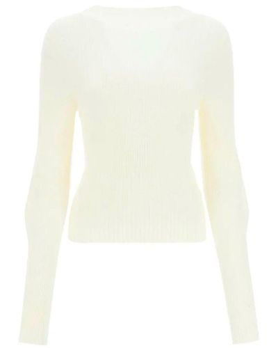Low Classic 2-way Knit Top Clothing - White