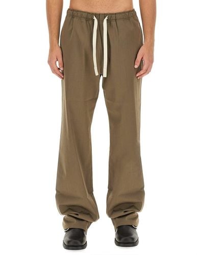 Palm Angels Monogram Trousers - Brown