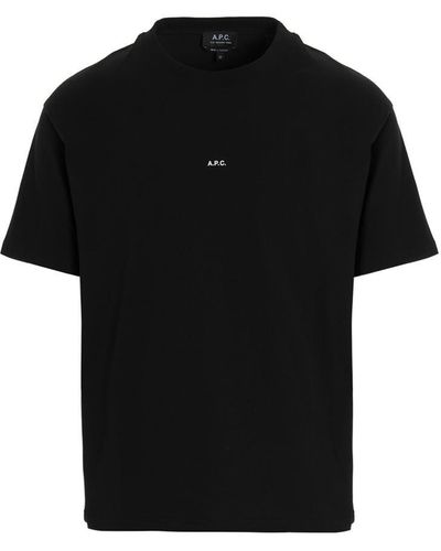 A.P.C. Logo T-shirt - Black